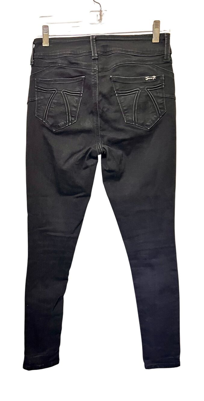 Seven7 Black Skinny Jeans Size 4